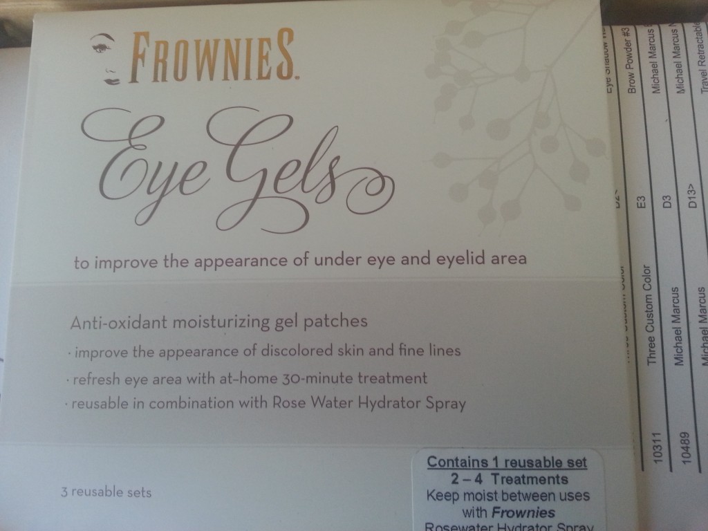 frownies eye gels info